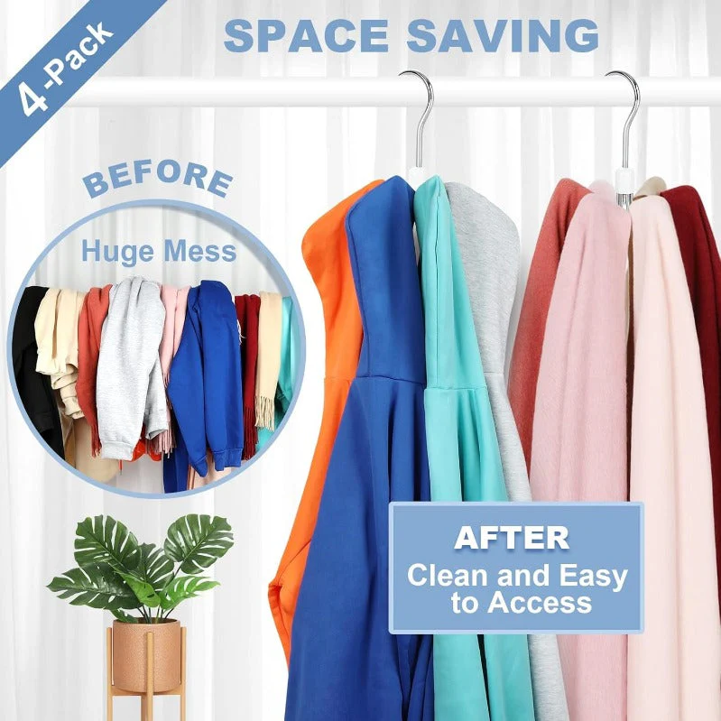 ClosetMaster – 360° drehbarer Hoodie- und Taschenorganizer | 1+2 GRATIS - Image 4