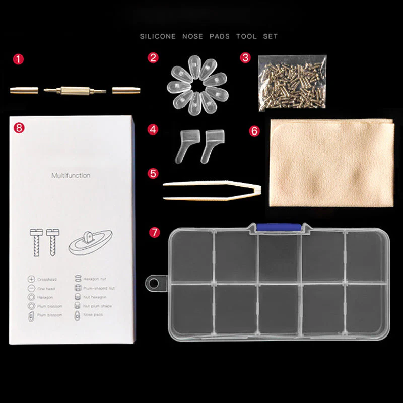 Complete ComfortKit Nasenpads Reparatur-Set – Komfortables Brillentragen ohne Schmerzen - Image 2
