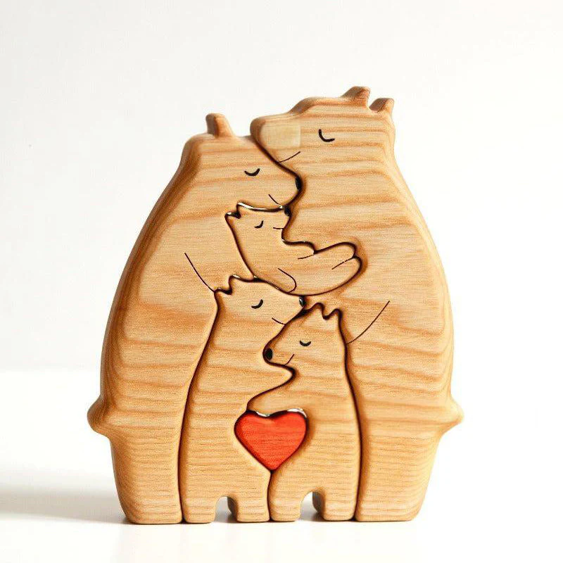 CozyBear – Holzpuzzle-Ornament „Bärenfamilie“ - Image 5