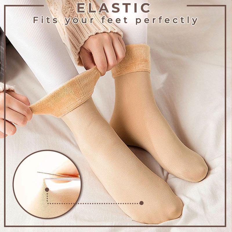 CozyFeet 5 Paar – Gefütterte Schneesocken mit Plüsch-Innenfutter - Image 4