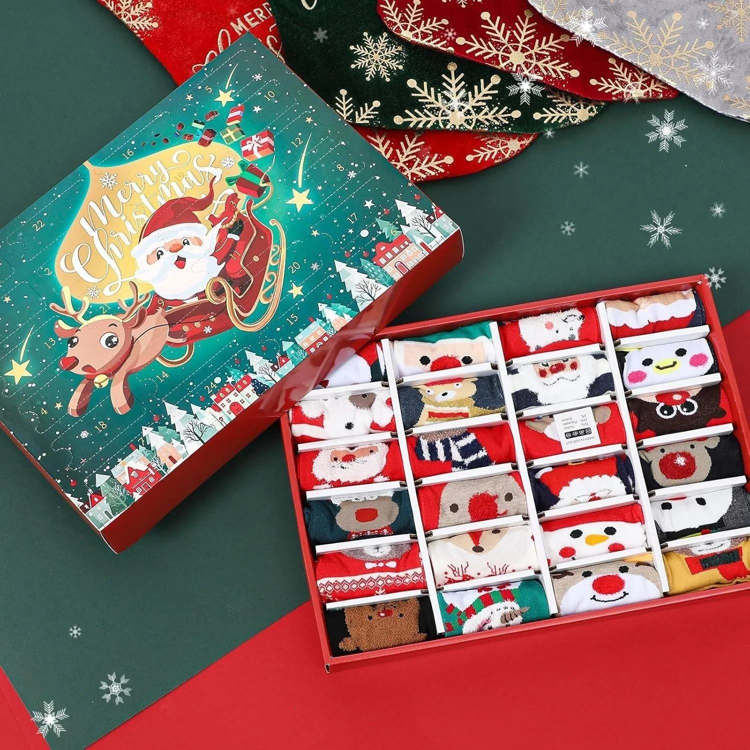 CozySteps – 24 Tage Weihnachtsstrümpfe Adventskalender