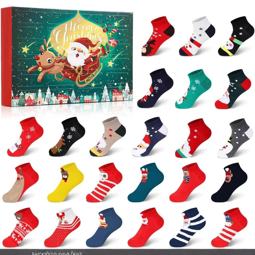 CozySteps – 24 Tage Weihnachtsstrümpfe Adventskalender - Image 5