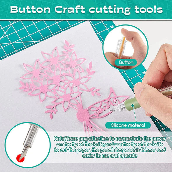 CutPro™ – Kreativer Push-Action Papierschneider | 50% Rabatt - Image 3