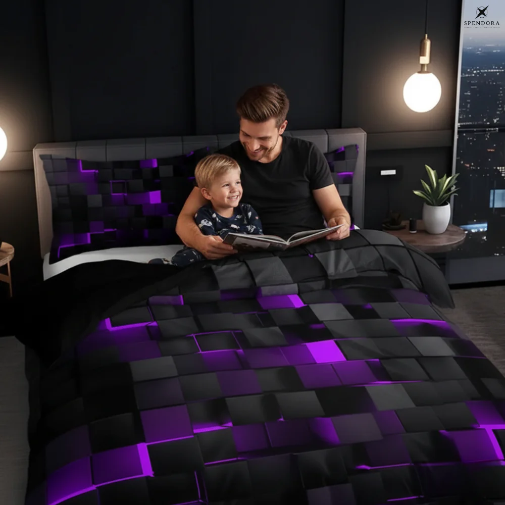 CyberLuxe – 3D Gaming Bettwäsche | 50% RABATT