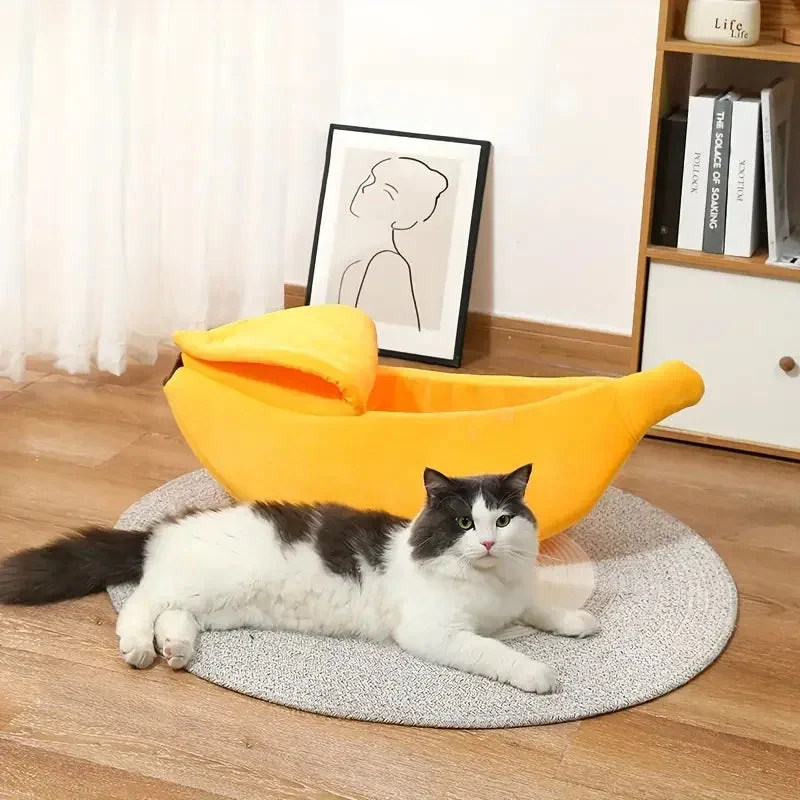 das kuschelige bananenförmige Bett für Ihren pelzigen Freund! - Image 4
