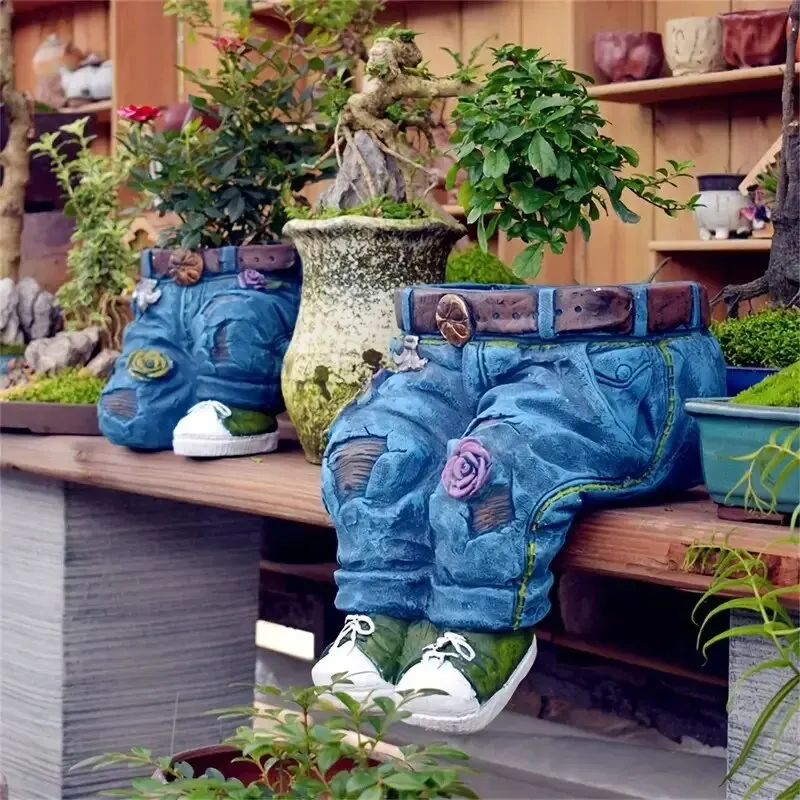 DenimBloom™ – Blumentopf in Jeans-Form | 50% Rabatt - Image 2