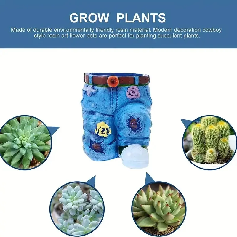 DenimBloom™ – Blumentopf in Jeans-Form | 50% Rabatt - Image 3