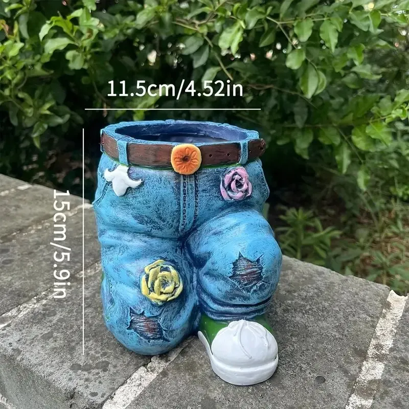 DenimBloom™ – Blumentopf in Jeans-Form | 50% Rabatt - Image 4