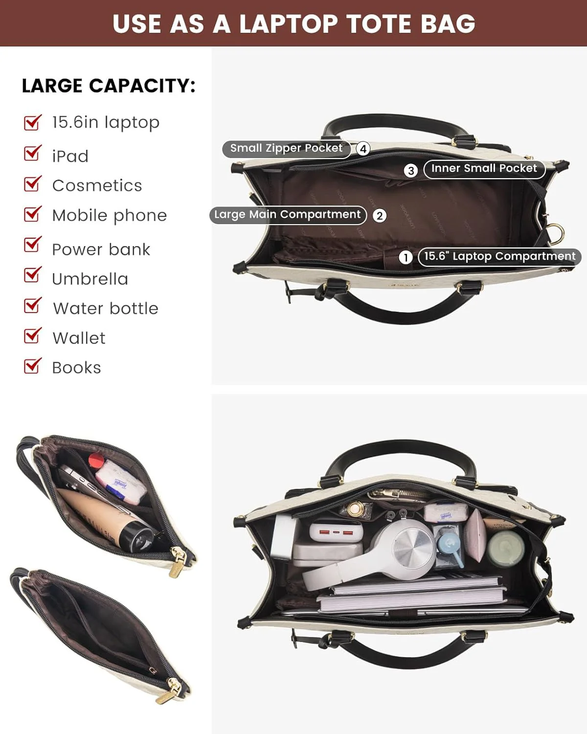 đź Die ultimative 2-in-1-Tragetasche â wo Eleganz auf Funktionalität trifft! đ˝ď¸ - Image 5