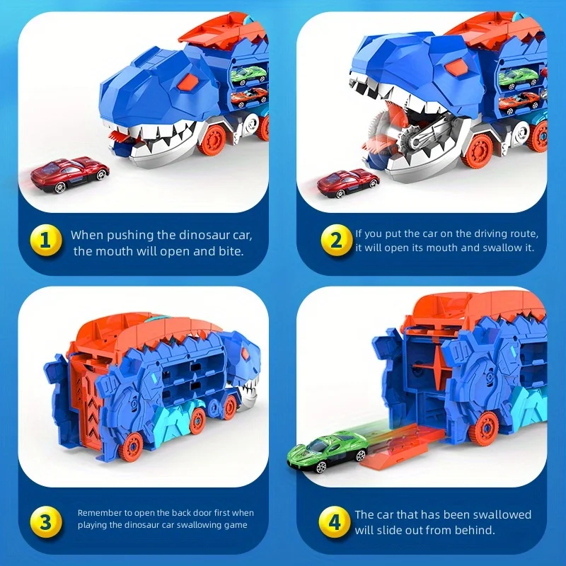 DinoMorph – 4-in-1 Transformer Riesen-Truck & Dino-Spielset | 50% RABATT - Image 7