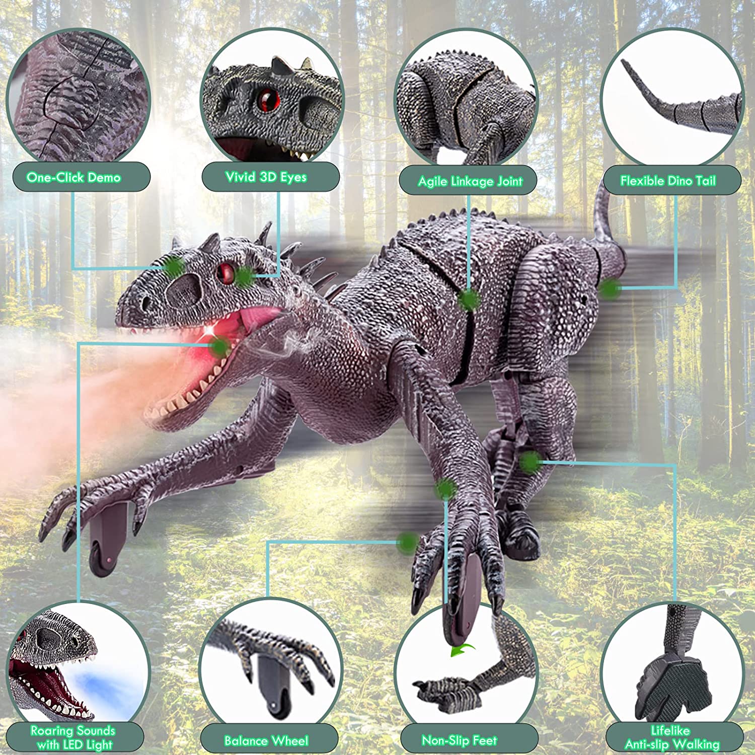 DinoRex – Realistischer ferngesteuerter Dinosaurier | 50% RABATT - Image 9