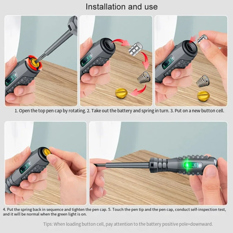 Doppelter farbiger Lichtschraubendreher elektrischer Stift - Image 10