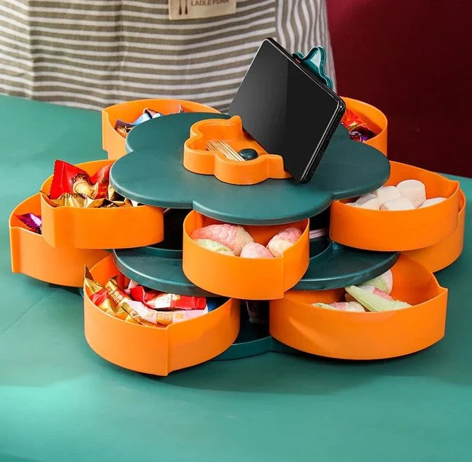 Drehbare Blumenaufbewahrungsbox und Telefonhalterung - Image 6