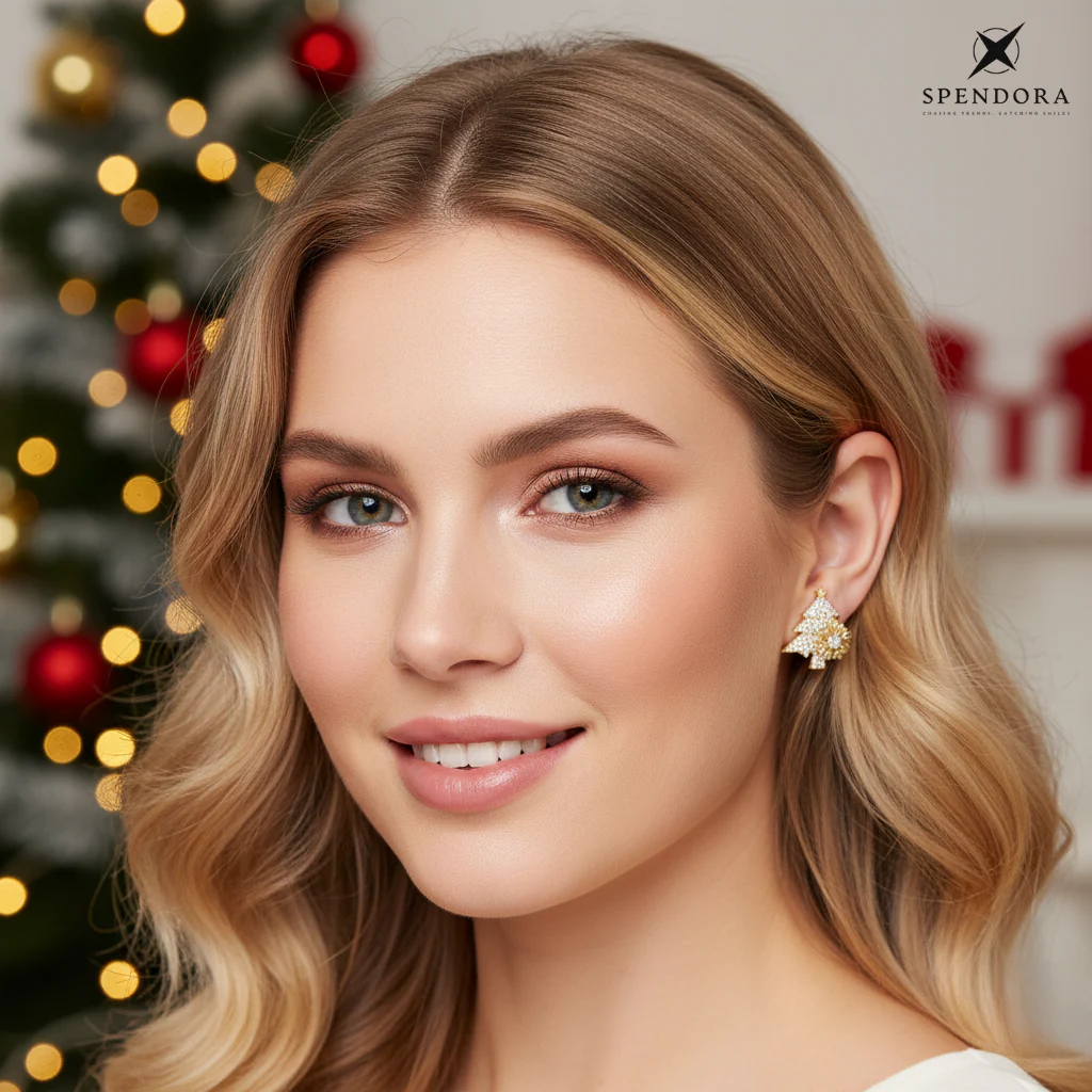 SwivelTree – Rotierende Weihnachtsbaum-Ohrringe | 50% RABATT - Image 2