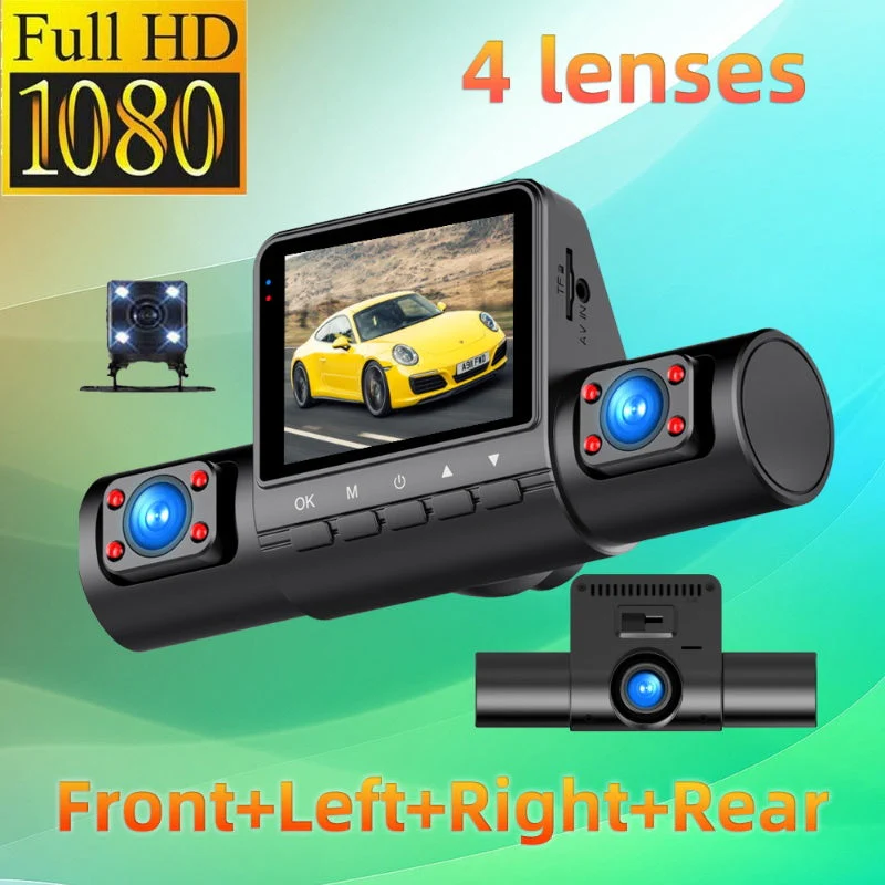 DriveGuard 360™ – 4-Kanal Dashcam mit 1080P & Nachtsicht