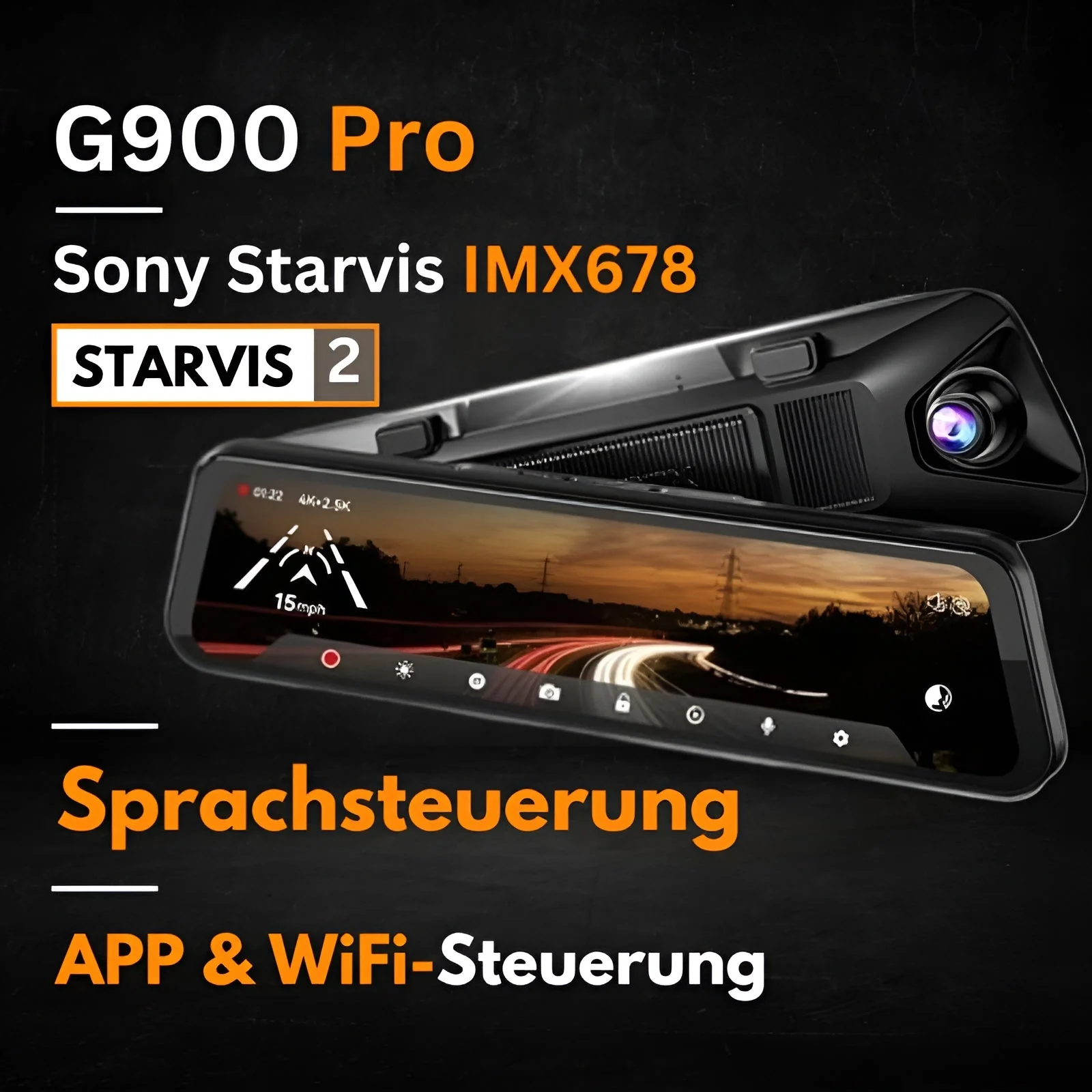 DriveView Pro - 10" HD-Multifunktions-Touchscreen-Autorekorder | 50% RABATT - Image 5