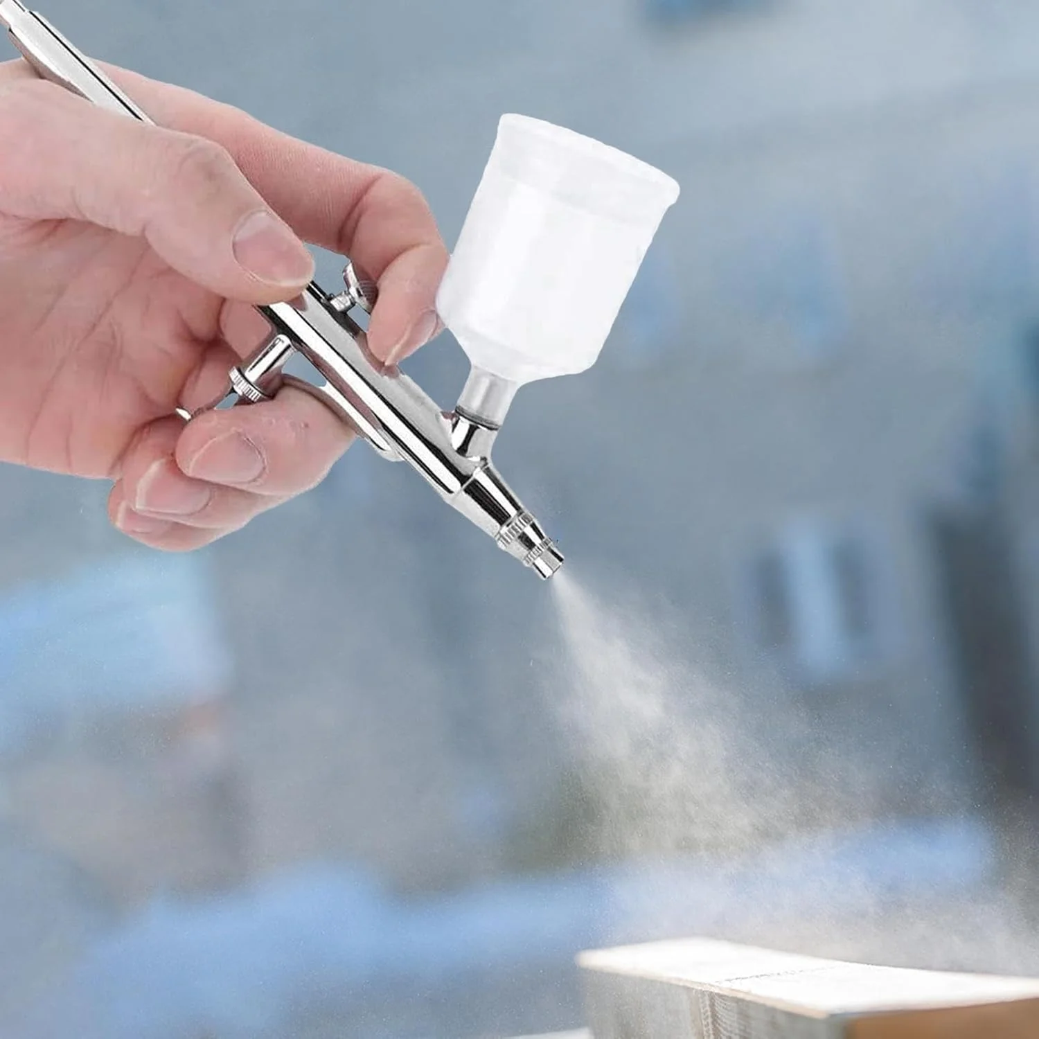 ProSpray™ – Dual-Action-Airbrush-Set mit großem Farbbecher | 50 % Rabatt