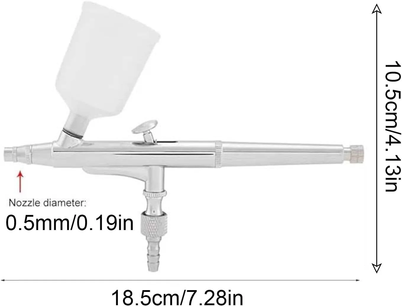 ProSpray™ – Dual-Action-Airbrush-Set mit großem Farbbecher | 50 % Rabatt - Image 15