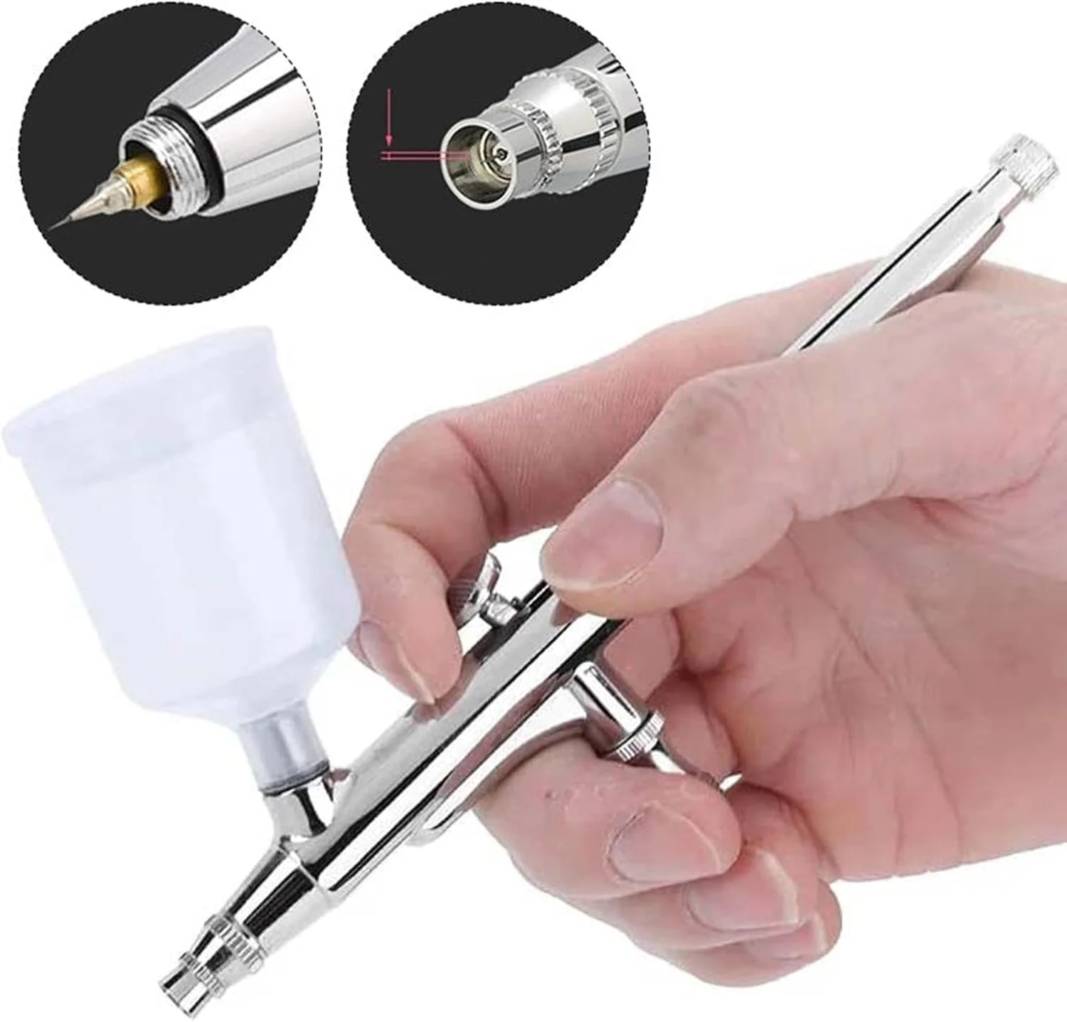 ProSpray™ – Dual-Action-Airbrush-Set mit großem Farbbecher | 50 % Rabatt - Image 6