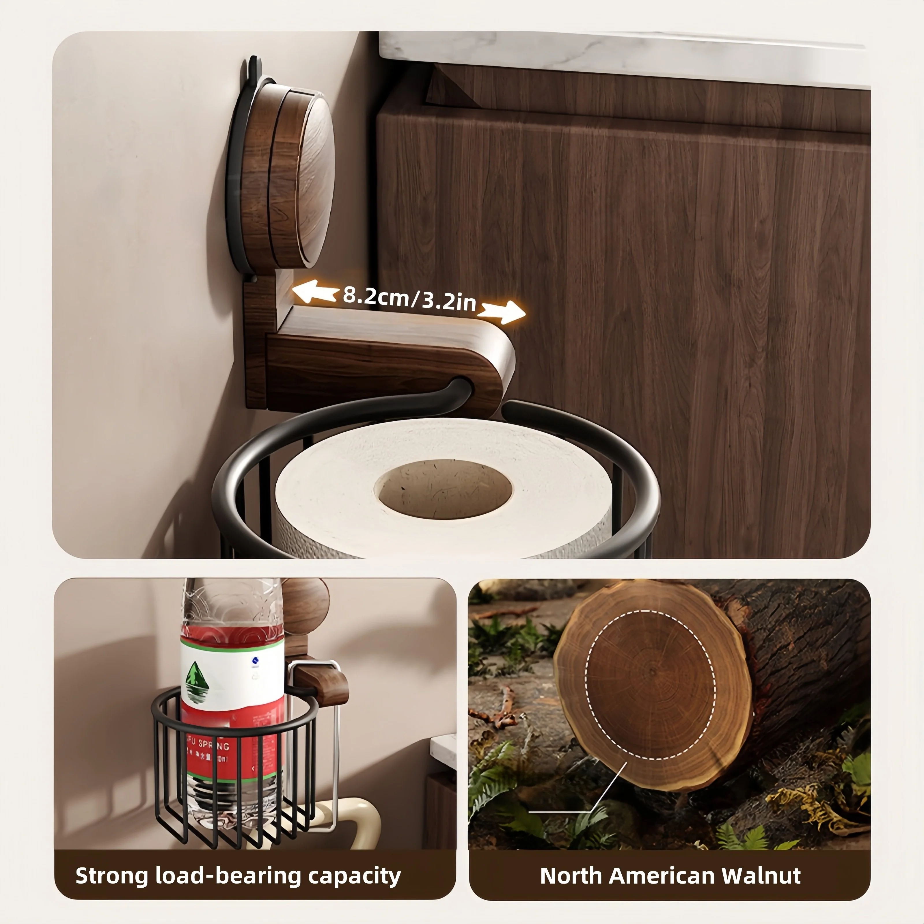 EcoWood™ – Walnuss-Tissuehalter | 50% RABATT - Image 7