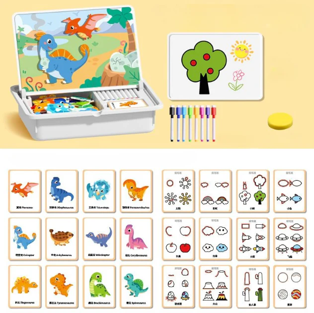 EduMag – Magnetisches Gesichter-Puzzle & Anziehspiel - Image 10