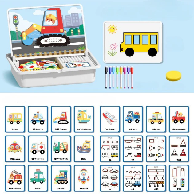 EduMag – Magnetisches Gesichter-Puzzle & Anziehspiel - Image 11