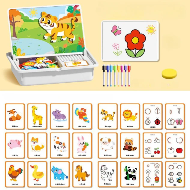 EduMag – Magnetisches Gesichter-Puzzle & Anziehspiel - Image 12