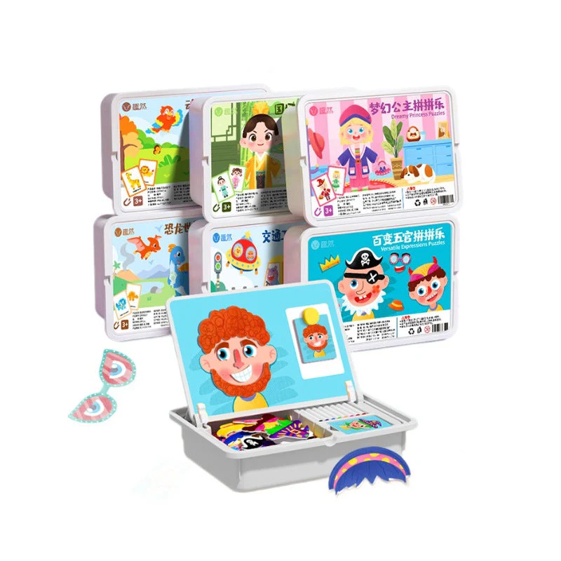 EduMag – Magnetisches Gesichter-Puzzle & Anziehspiel - Image 6