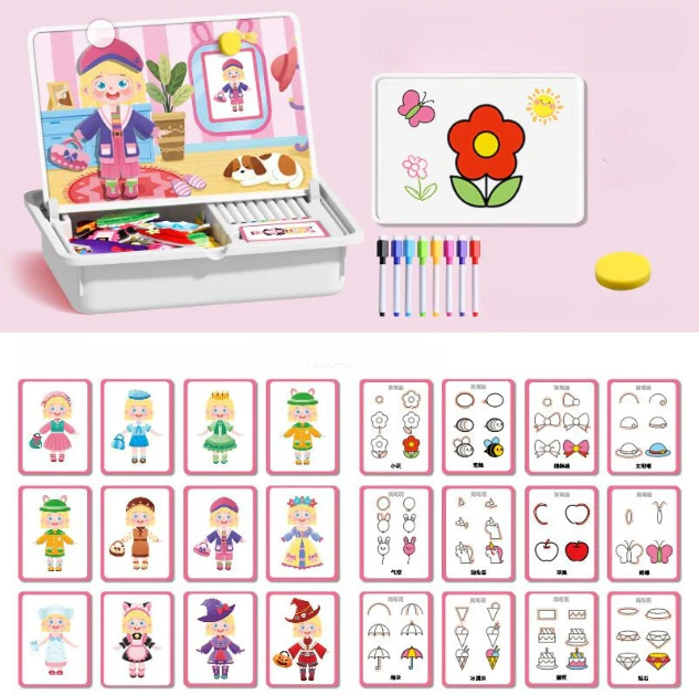 EduMag – Magnetisches Gesichter-Puzzle & Anziehspiel - Image 8