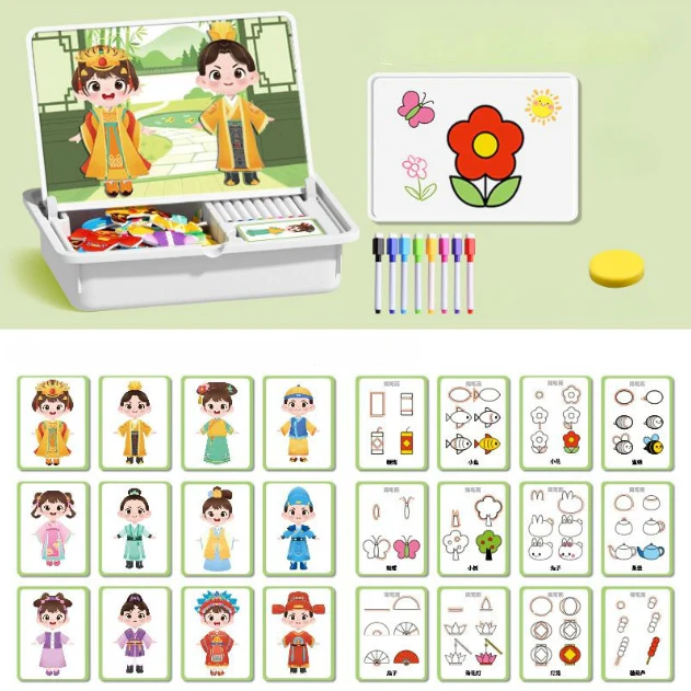 EduMag – Magnetisches Gesichter-Puzzle & Anziehspiel - Image 9