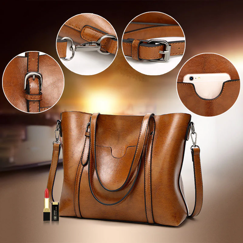 EleganceRetro – Hochwertige Damen-Ledertasche - Image 6