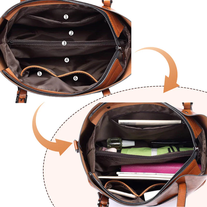 EleganceRetro – Hochwertige Damen-Ledertasche - Image 7