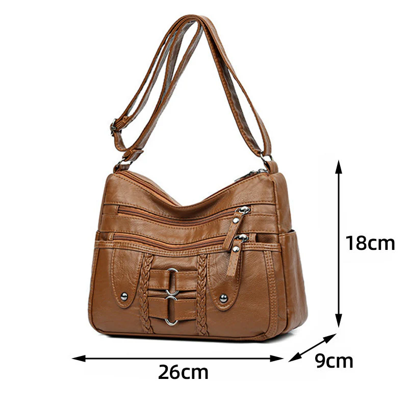 EleganceVintage – Damenhandtasche aus weichem PU-Leder - Image 6