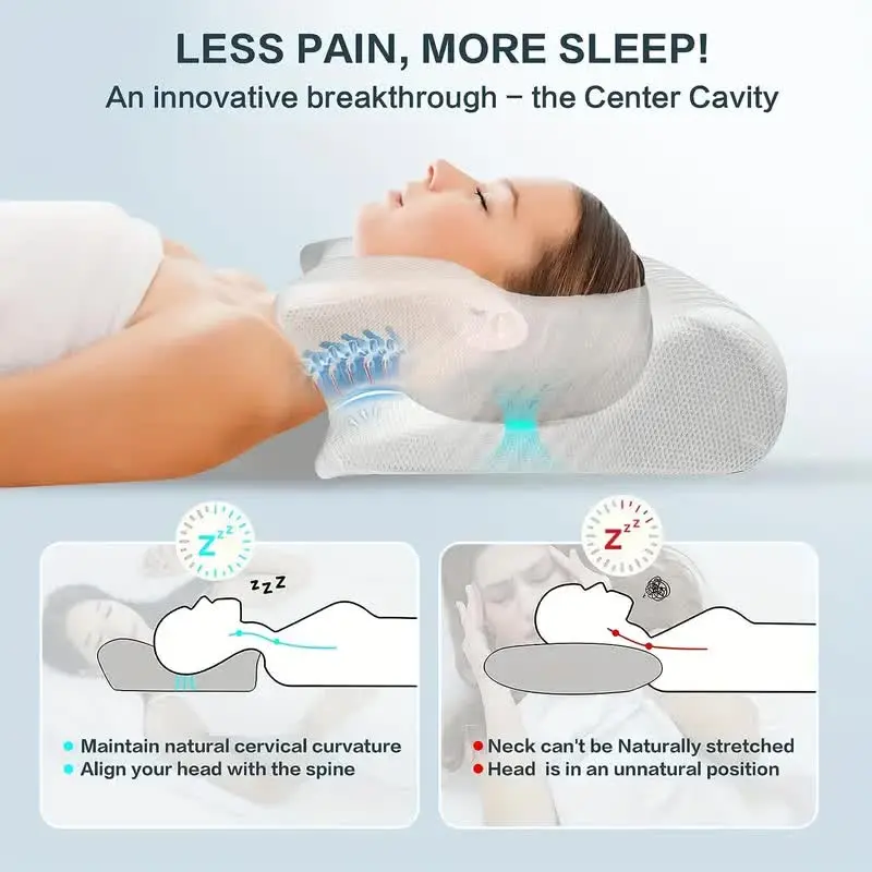 Ergonomisches Kissen mit Memory-Schaum | 50% RABATT - Image 2