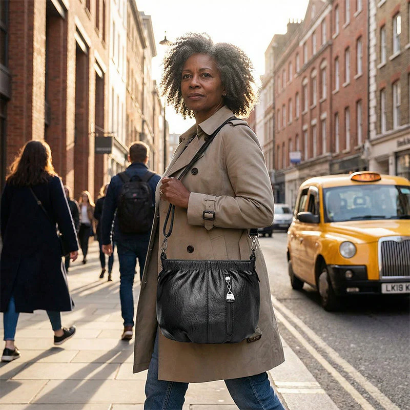 Aria – Elegante Leder Umhängetasche | 50% RABATT - Image 2