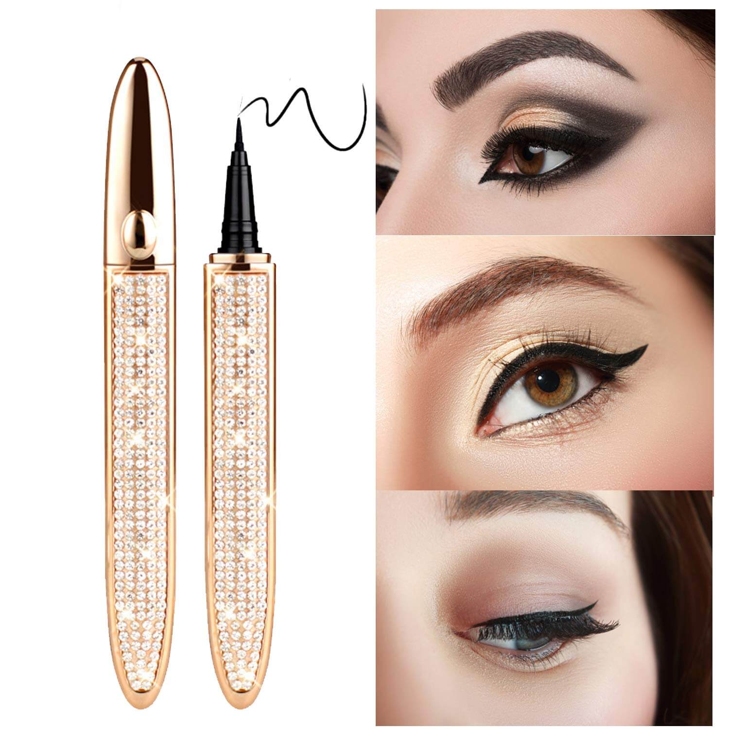 EyeFlex™ Selbstklebender Eyeliner-Stift - Kein Kleber oder Magnete erforderlich! (1+1 GRATIS) - Image 10