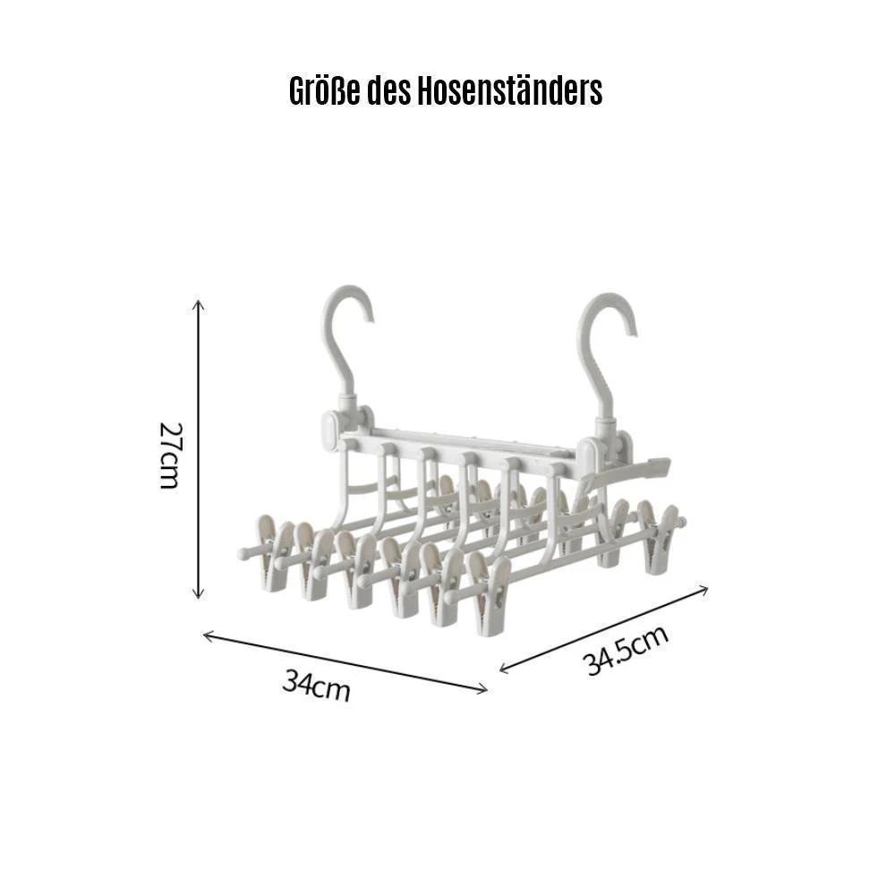 Faltbarer Kleiderbügel und Hosenständer - Image 12