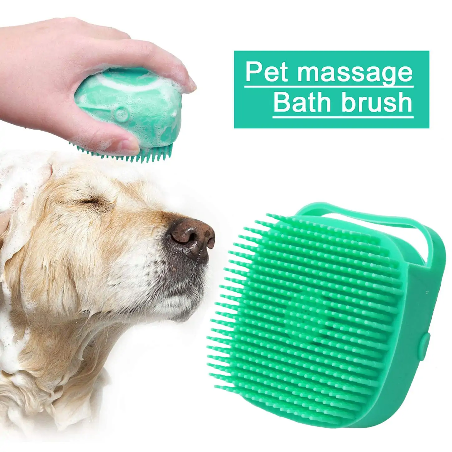 FellEx - Shampoo-Massage-Bürste für Hunde - Image 2