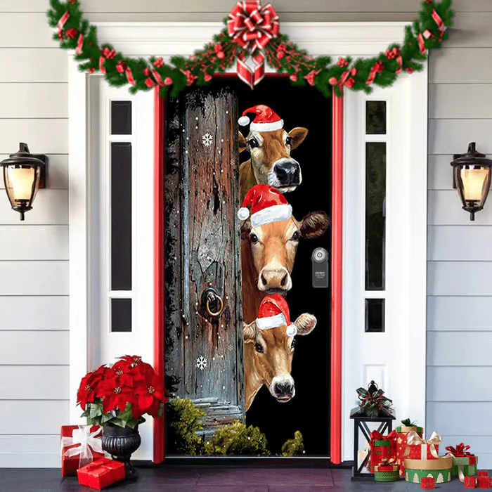DecoDoor 90x200cm – Festliche Türdekoration sofort | 50% RABATT