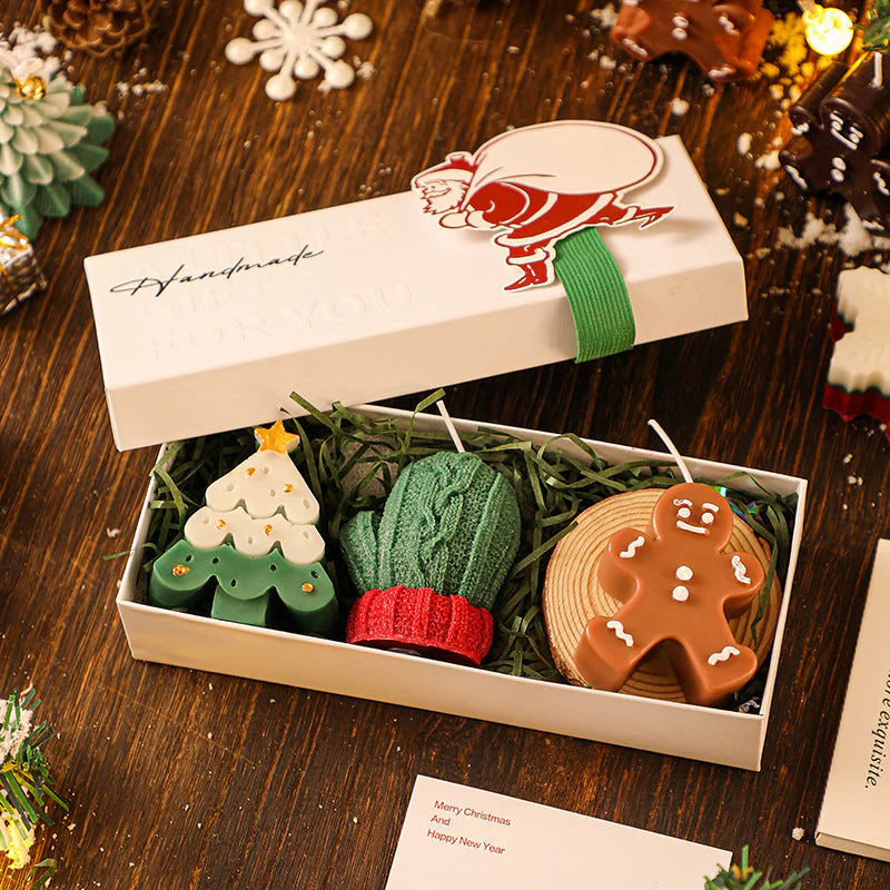 FestiveGlow – Weihnachtsduft-Kerzen-Set im Geschenkbox - Image 9
