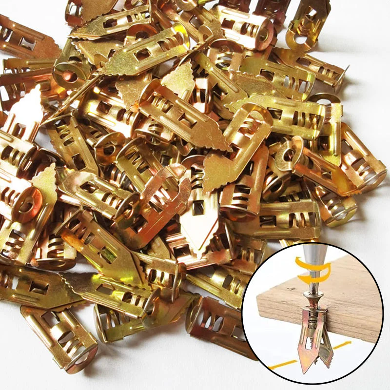 FixSecure  - Spreizdübel für Trockenbau + hochfeste Zinkschrauben (100er-Pack) - Image 10