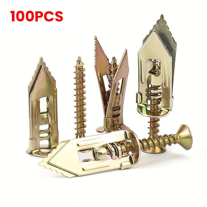 FixSecure  - Spreizdübel für Trockenbau + hochfeste Zinkschrauben (100er-Pack) - Image 11
