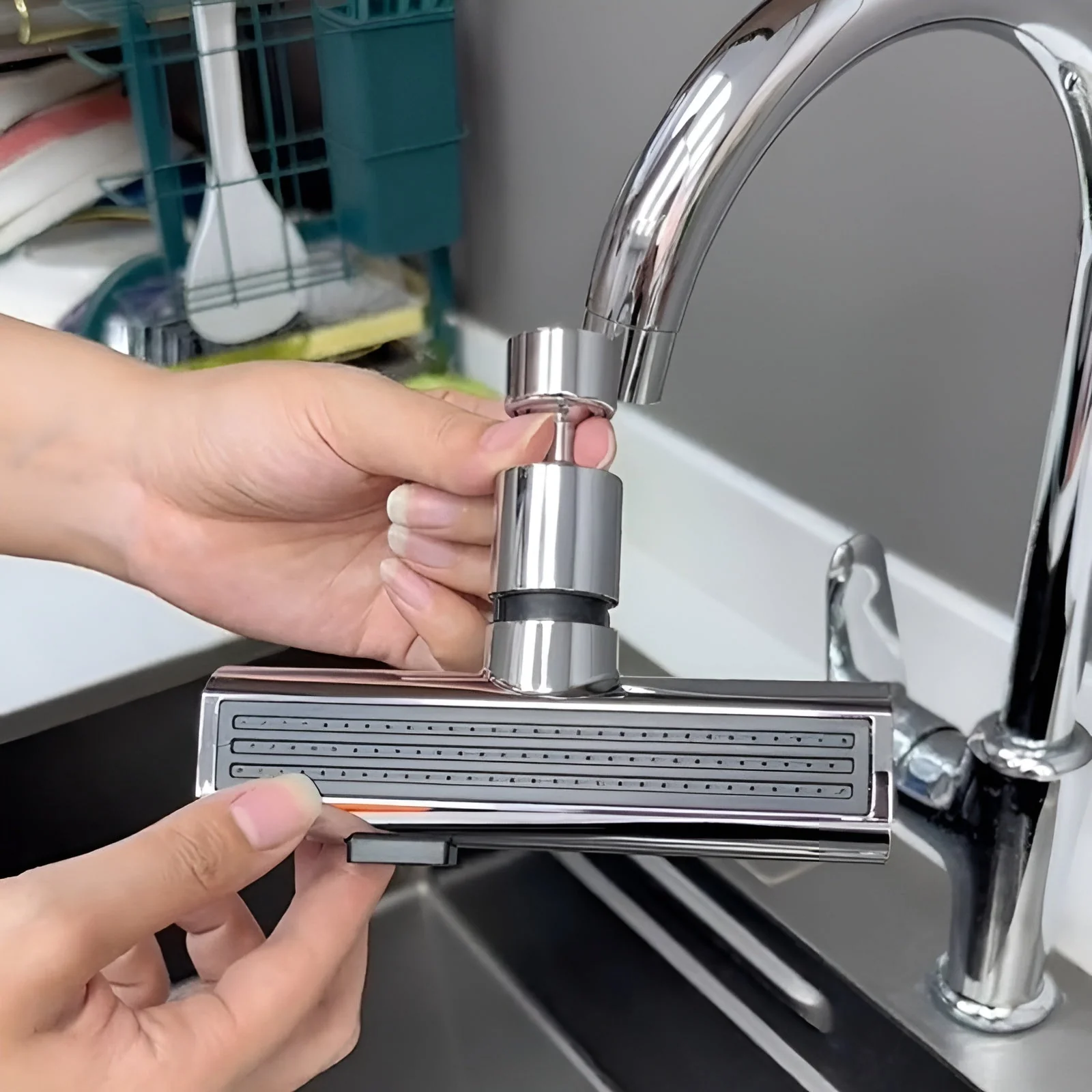 FlexFlow - Spritzwasserschutz und mühelose Reichweite für Ihre Küche | 50% RABATT - Image 2