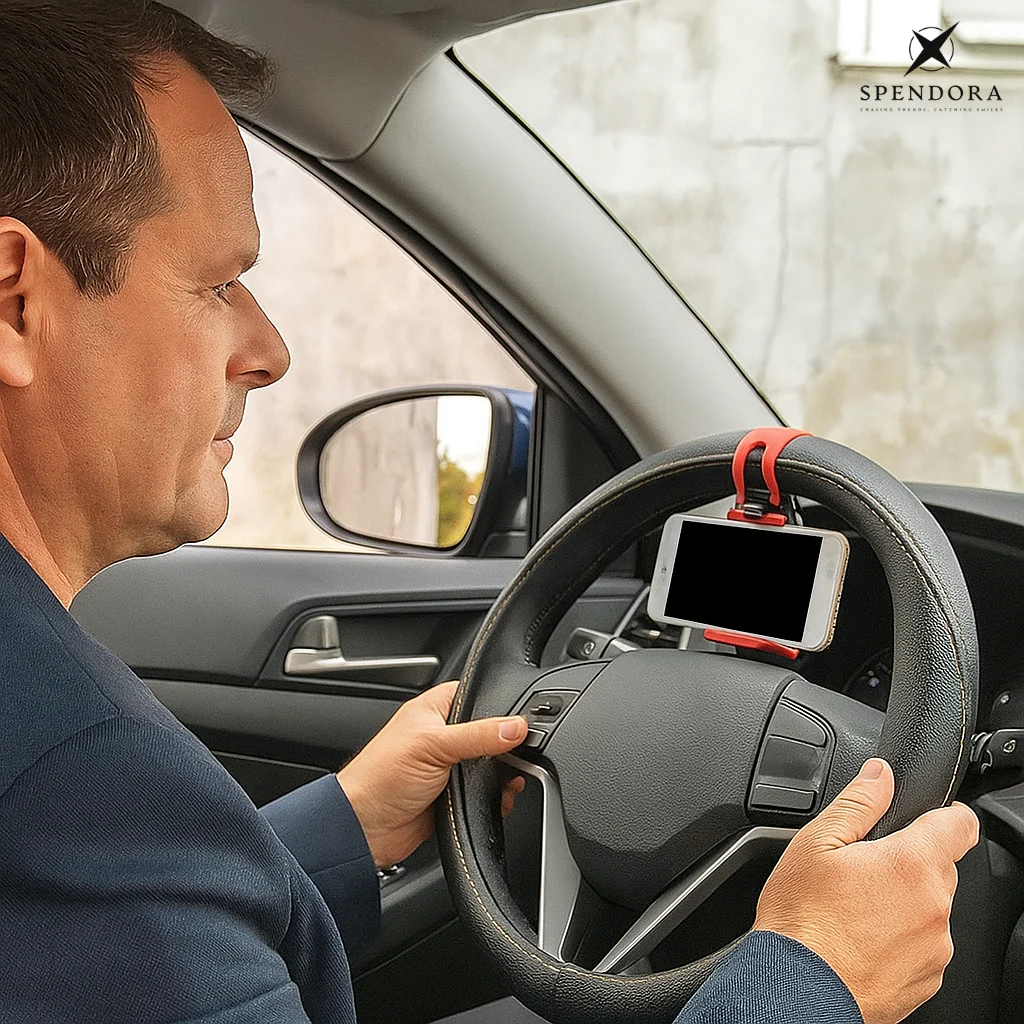 FlexiGrip Handyhalter fürs Lenkrad | 1+1 GRATIS