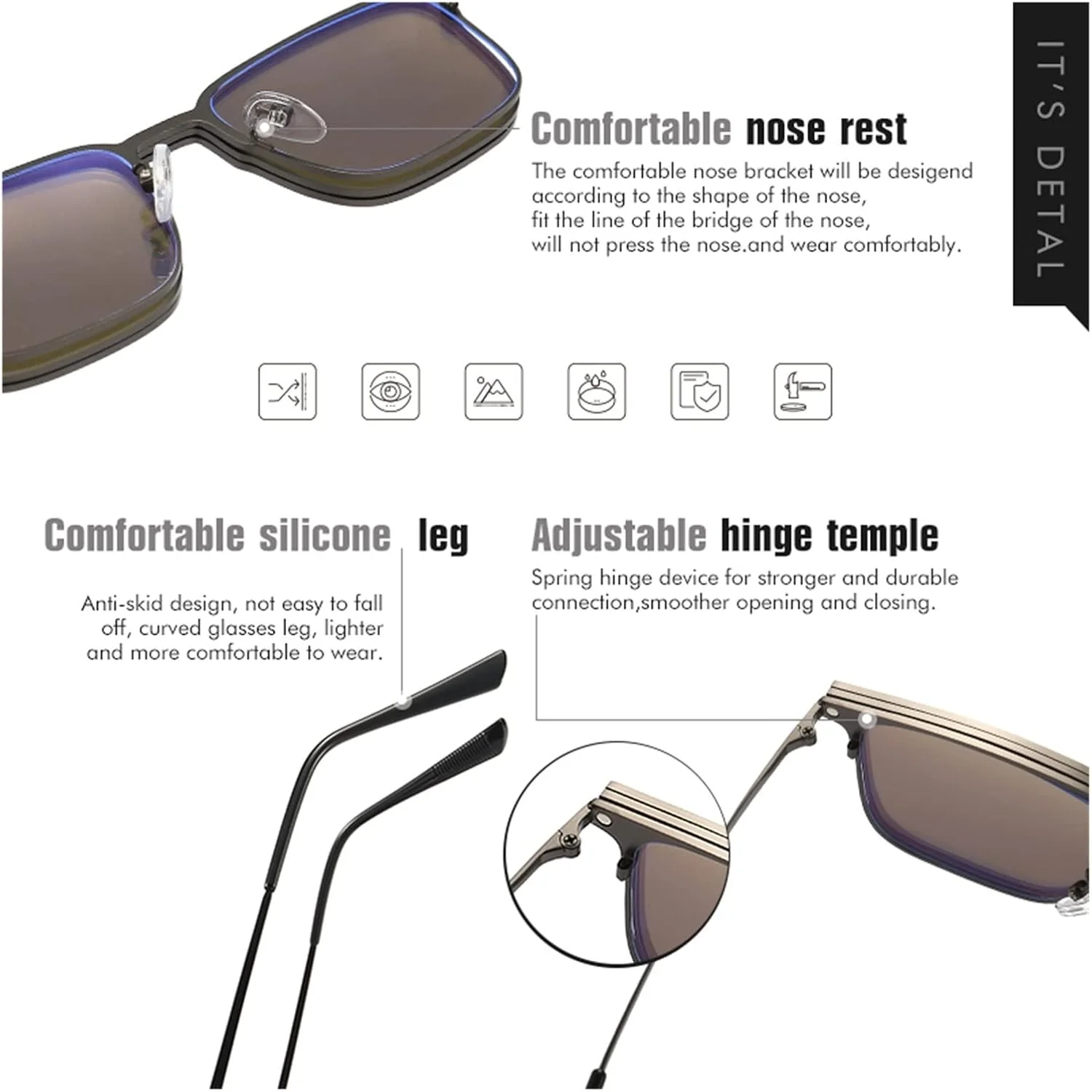 FlexiVision™ 3-in-1 Magnetische Clip-On Brille - Image 6