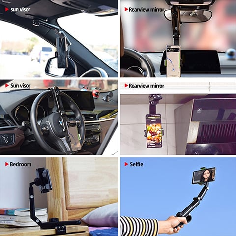 FlexMount™ 360° drehbare & ausziehbare Handyhalterung fürs Auto - Image 4