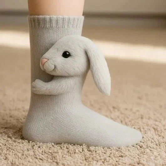 FluffyFeet – Ultraweiche Baumwollmischung Haussocken mit rutschfesten Sohlen - Image 17