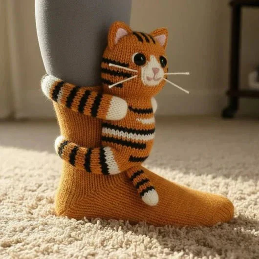 FluffyFeet – Ultraweiche Baumwollmischung Haussocken mit rutschfesten Sohlen - Image 18