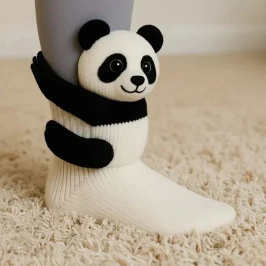 FluffyFeet – Ultraweiche Baumwollmischung Haussocken mit rutschfesten Sohlen - Image 20