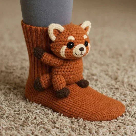FluffyFeet – Ultraweiche Baumwollmischung Haussocken mit rutschfesten Sohlen - Image 27